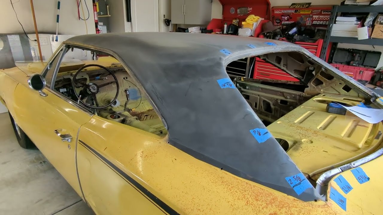 68-70 Mopar B-Body Dutchman Panel Rust Repair / Chrome Trim Clip Locations for Rear Window & Removal