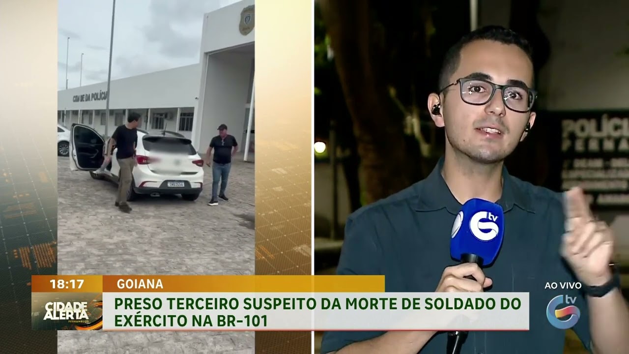 Preso o terceiro suspeito da morte do soldado do exército na BR-101