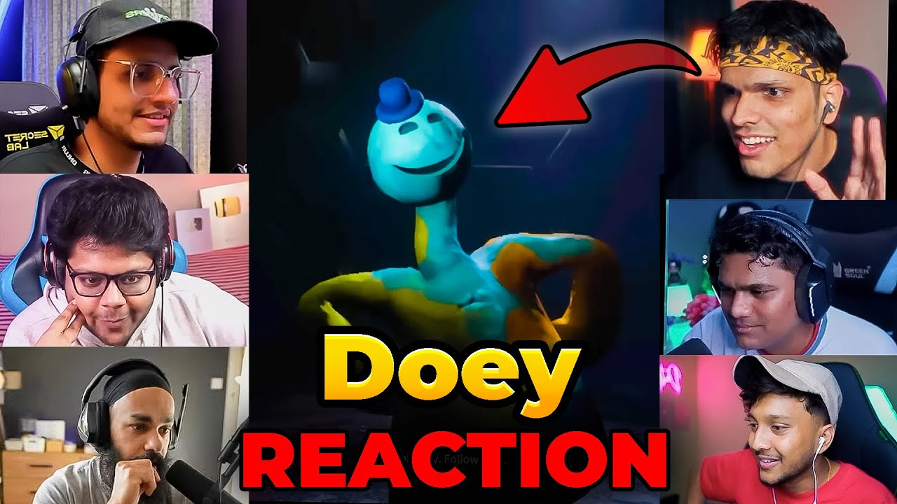 Indian Gamers React to MEETING DOEY in Poppy Playtime CHAPTER 4