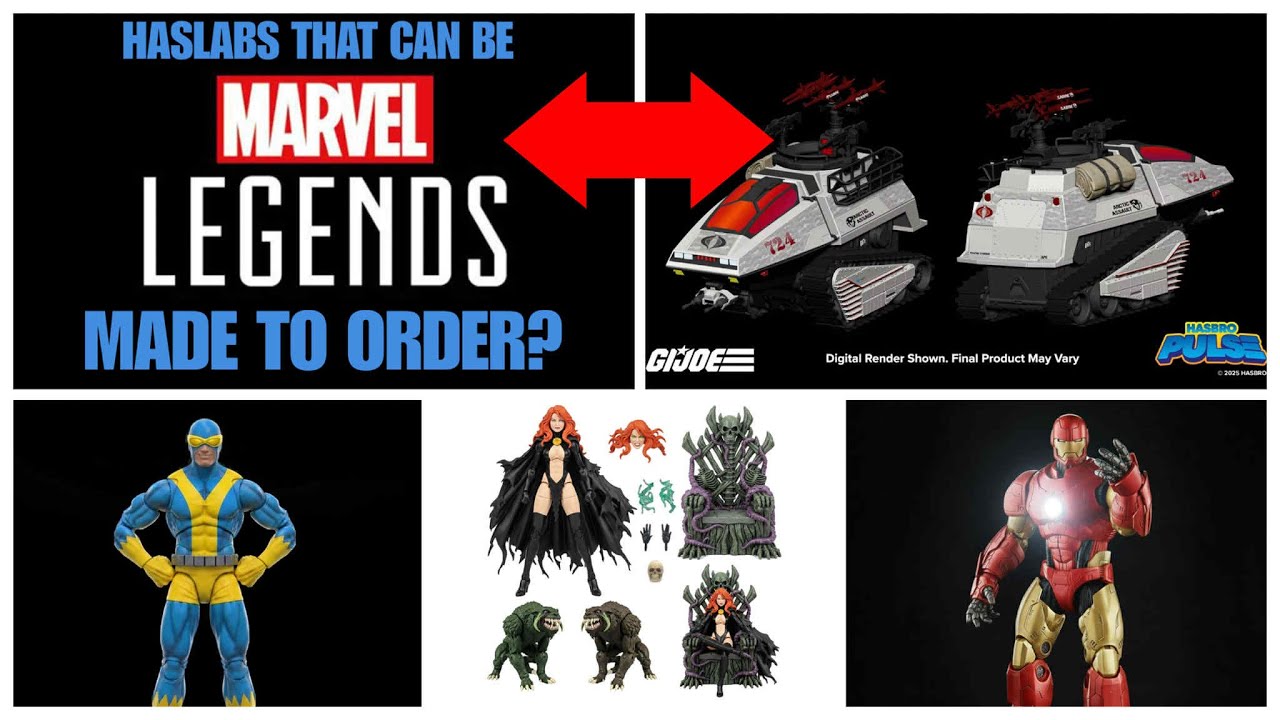 Перекраски MARVEL LEGENDS HASLAB теперь можно сделать на заказ? Давайте обсудим это! (Эпизод 746)