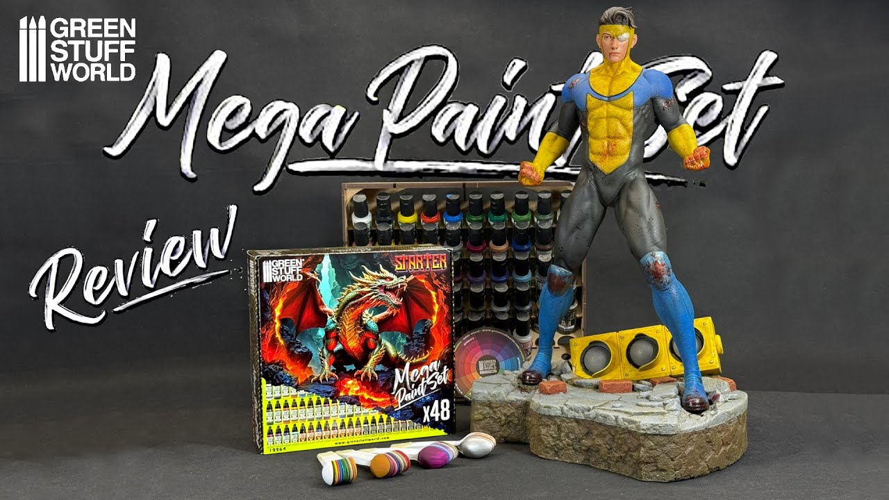 Тест по живописи: Green Stuff World Mega Set – Полная проба цвета