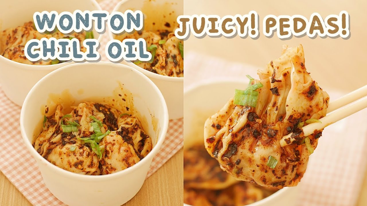 RESEP PANGSIT CHILI OIL PEDAS dan LAYAK JUAL!!