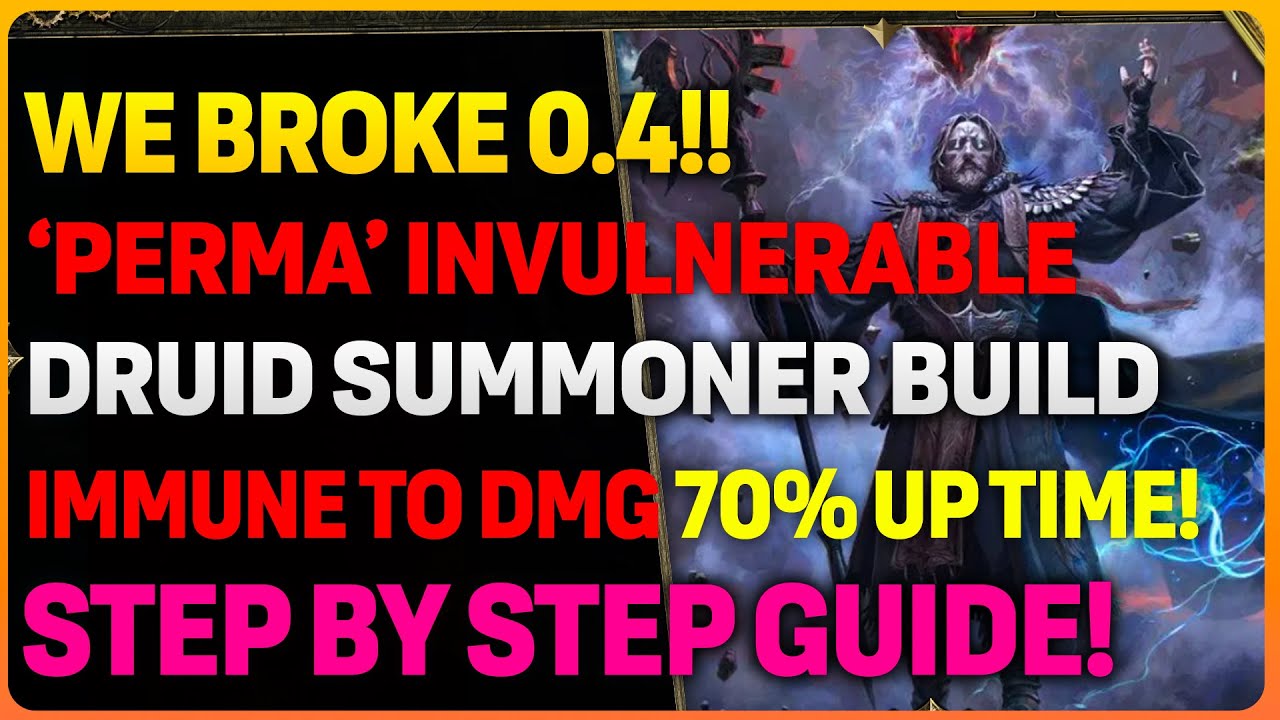 MOST BROKEN Summoner PERMA Invulnerable 0.4 POE 2 Build!! | ITS SUPER GOOD!!
