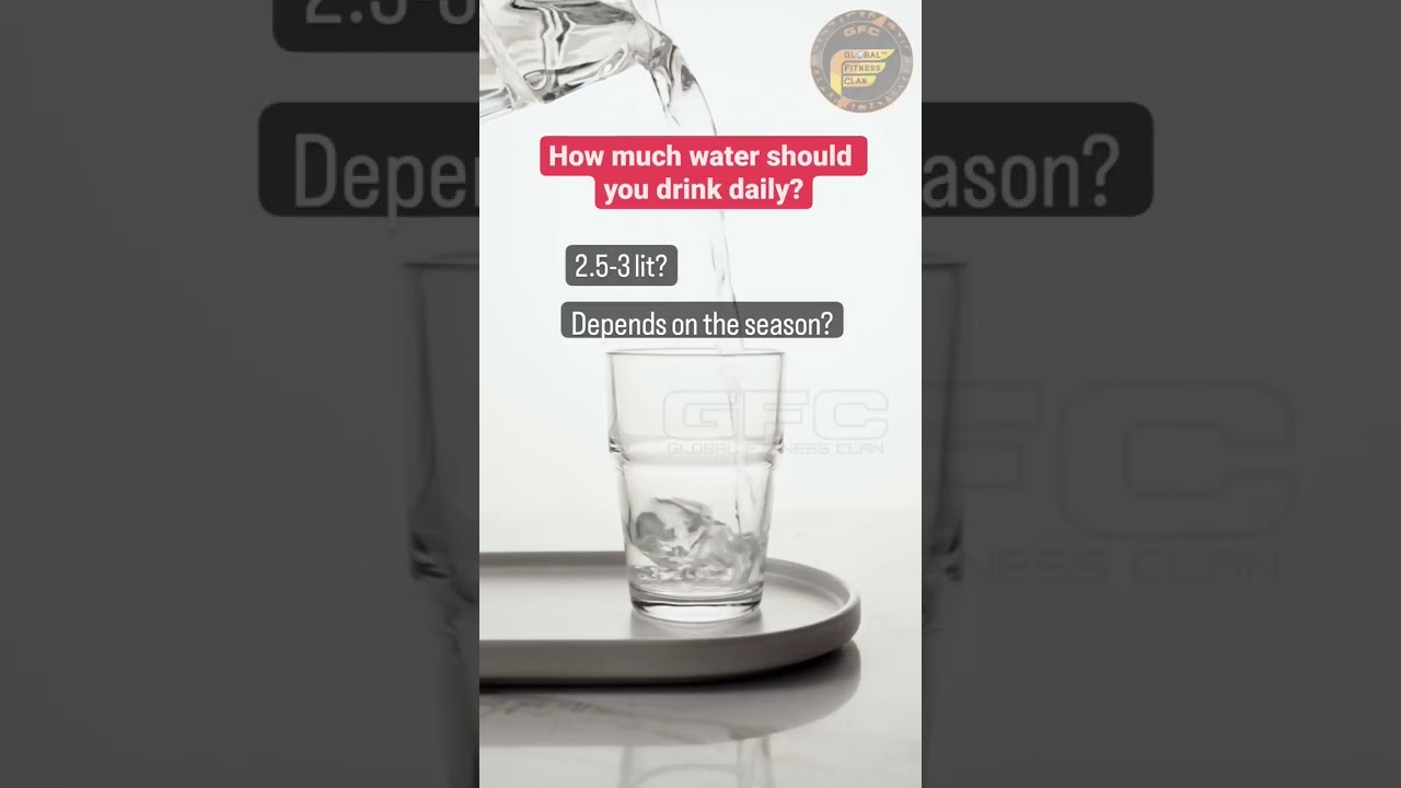 Over or under consumption of water is unhealthy. #stayhydrated #drinkwater #globalfitnessclan
