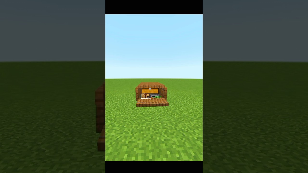 Smallest House In Minecraft 😧#shorts #minecraft