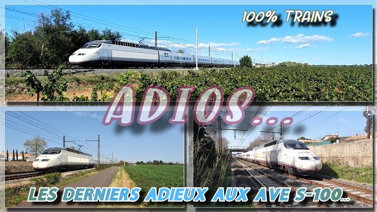 Derniers adieux aux AVE - Train militaire - BB 7258 - FRETS - INFRA sur la Transversale Sud