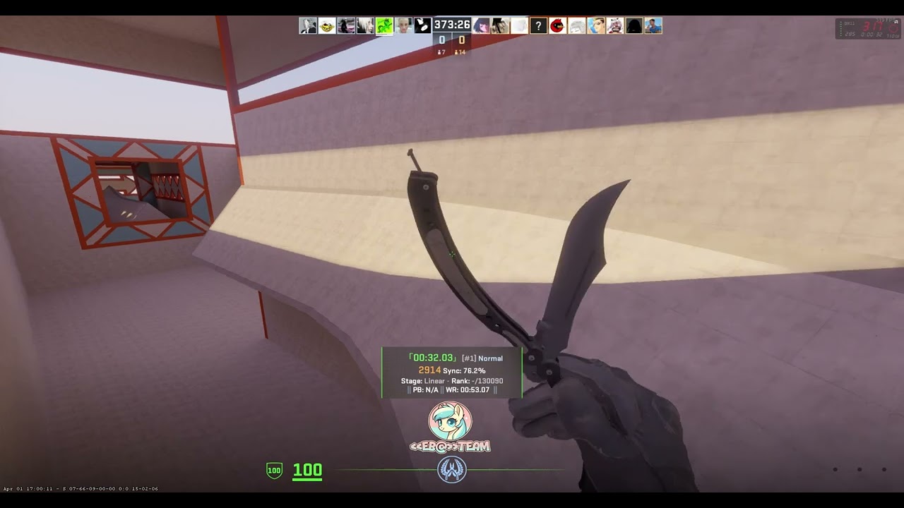 Counter-Strike 2: Surf Timer Mod - Map: surf_utopia_njv