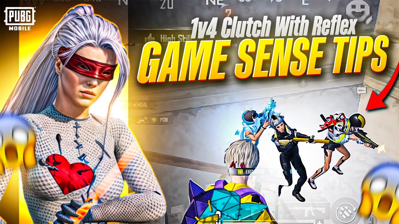 OMG😱INSANE Clutch With Reflex🔥How To Clutch 1v4 Everytime | Game Sense Guide & Tips🔥 PUBG Mobile