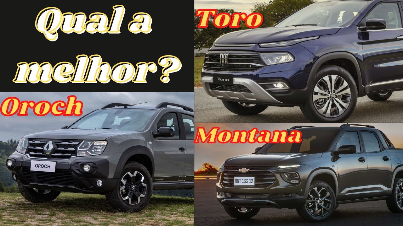 Montana, Toro ou Oroch, Qual a melhor? Como as picapes se comparam?