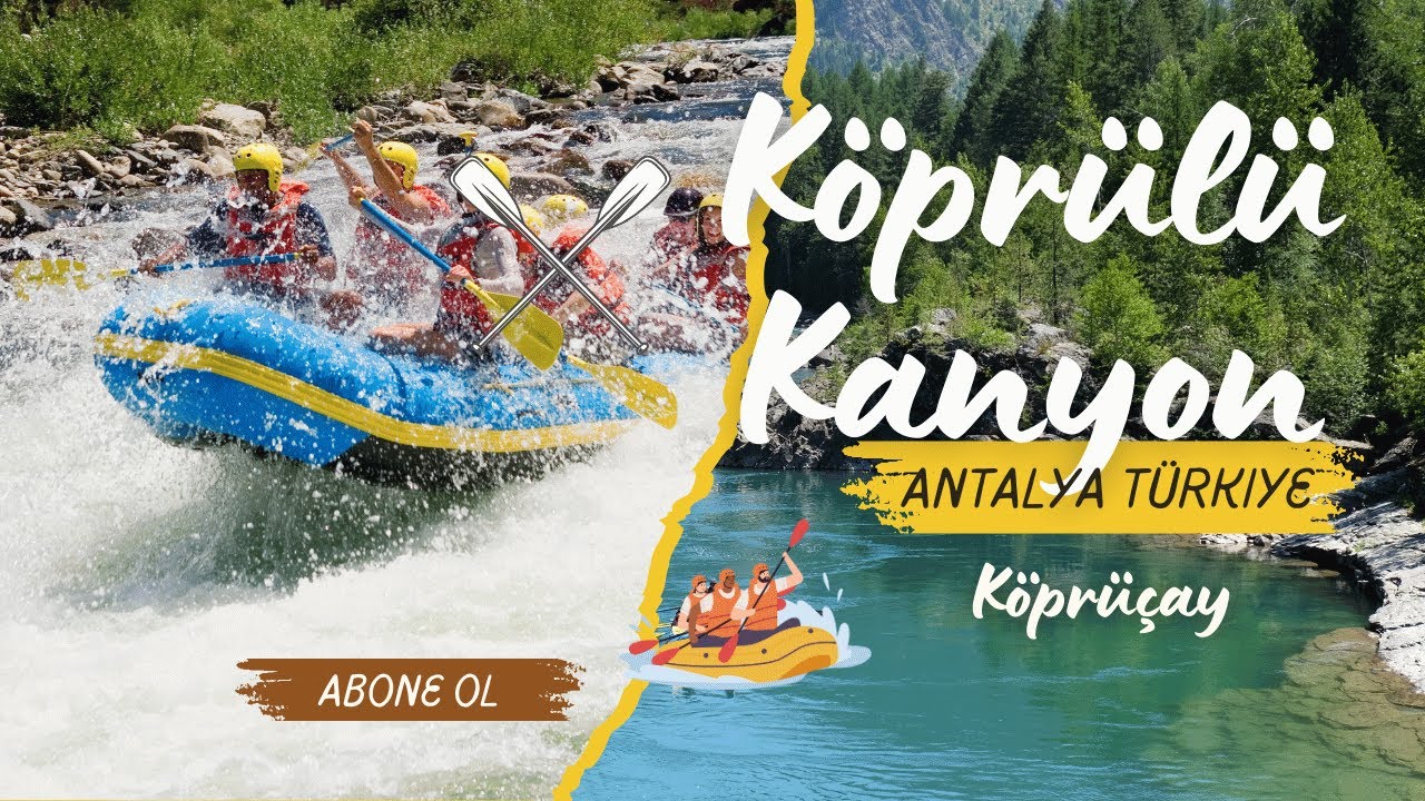 Köprülü Kanyon'da Rafting Yaptık | Tüm Parkur | Antalya | Мы занимались рафтингом в каньоне Кёпрюлю.