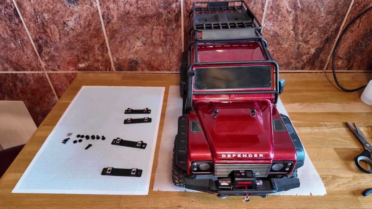 Installing magnetic body posts mounts for Traxxas TRX4 Defender
