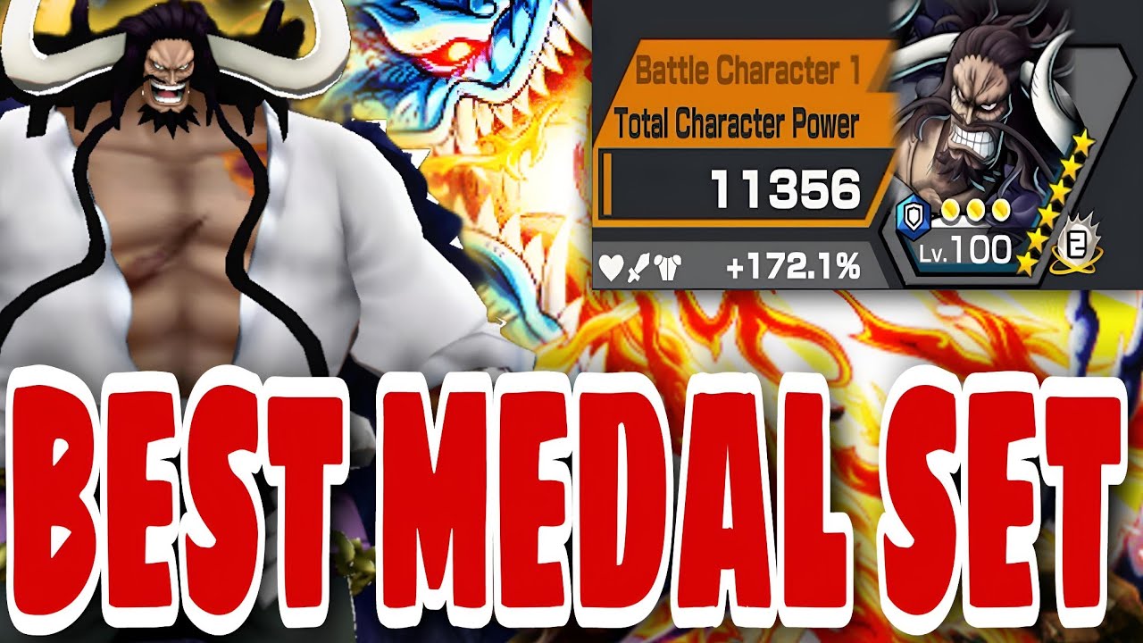 BUFFED KAIDO 🐉 WITH BEST MEDAL SET | One Piece Bounty Rush OPBR SS League Battle | 6⭐ EX KAIDO
