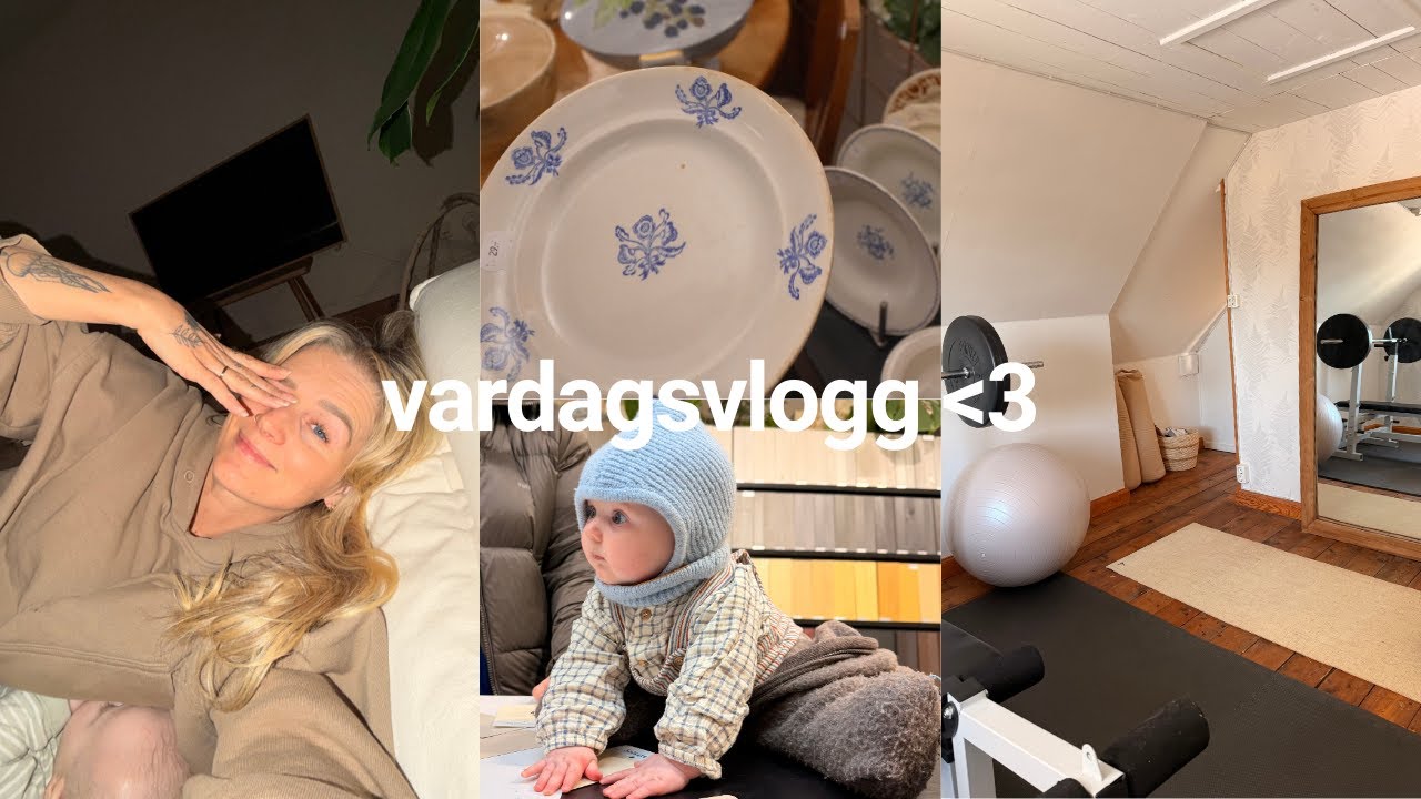 SECOND HAND-JAKT PÅ GOTLAND (& fixar ett hemmagym!!)