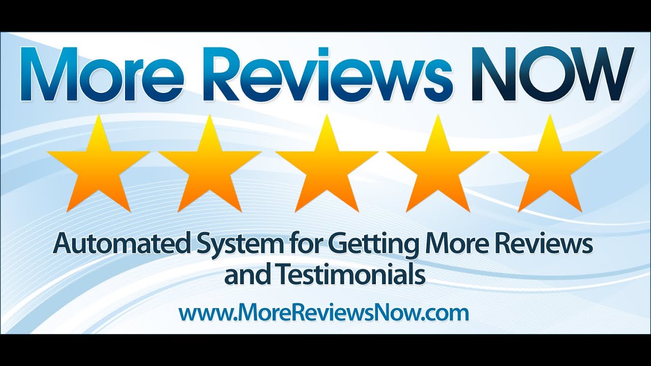 More Reviews Now - automated system for getting testimonials