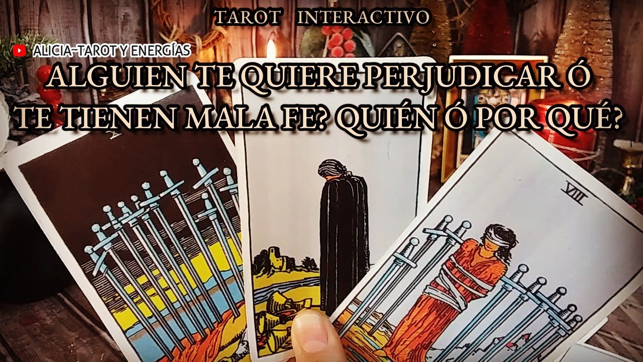 ✨Alguien quiere Perjudicarte ó Te Tiene mala Fe?🤨 Quién ó Por Qué? 🧐 #tarot Interactivo✨