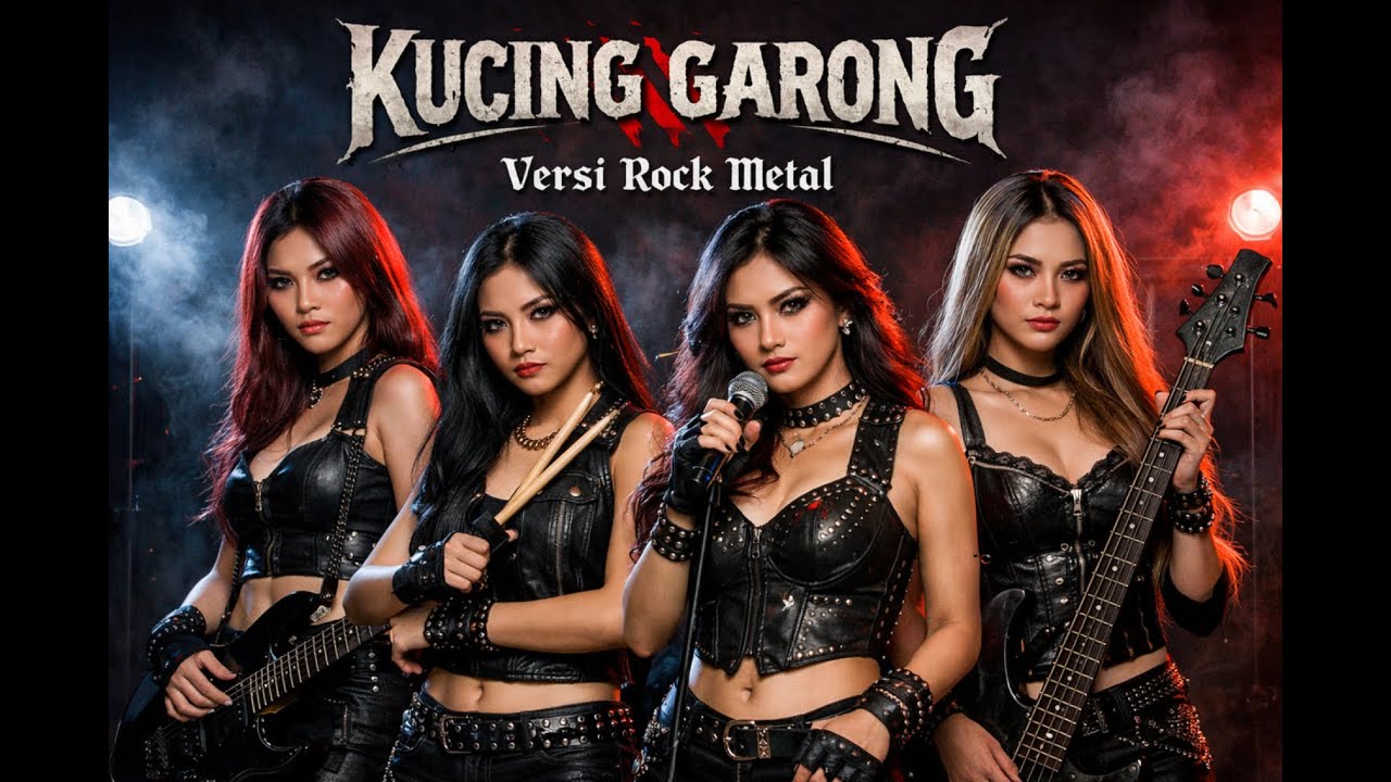 KUCING GARONG - VERSI ROCK METAL