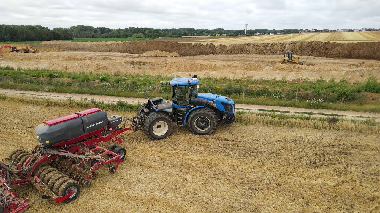 XXL - New-Holland T9.450 aux semis de maïs 🤯😲