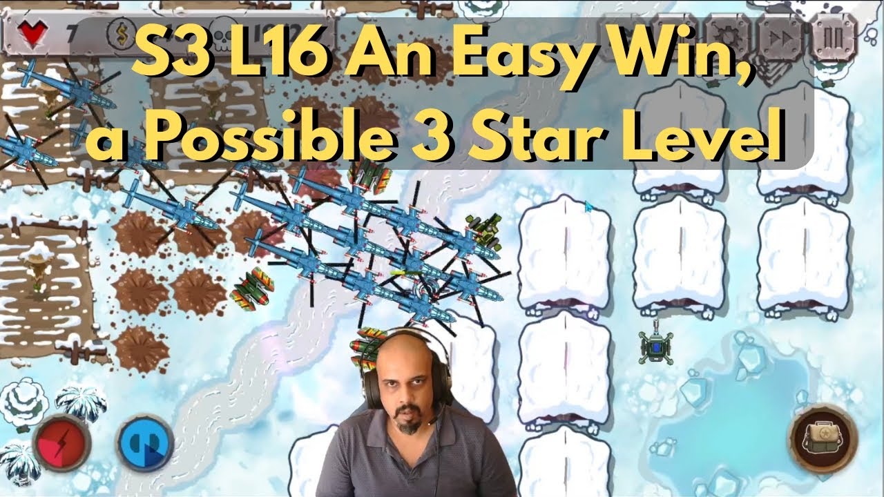 Battle Strategy Tower Defense Season 3 Level 16 Walkthrough
