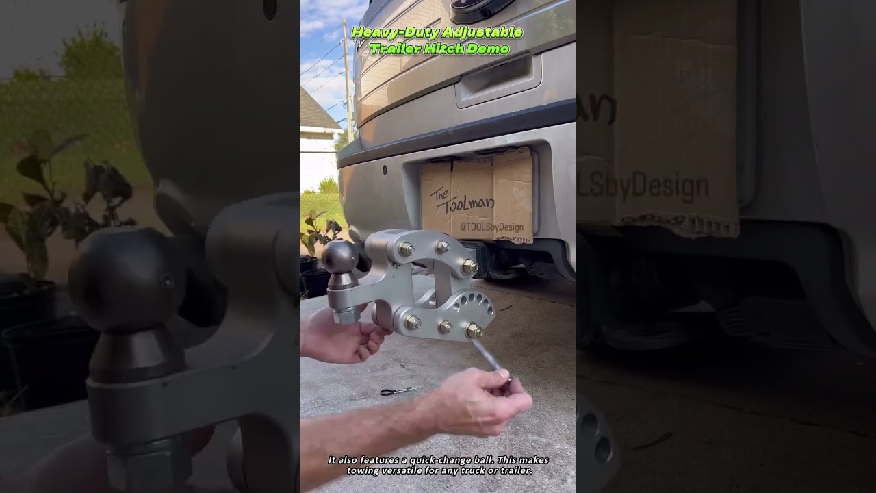 Heavy Duty Adjustable Trailer Hitch Demo