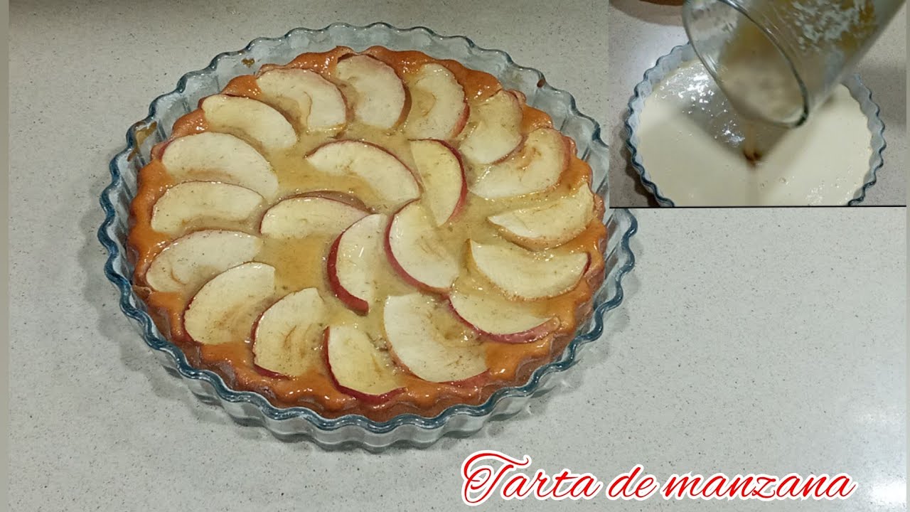 🍎 TARTA DE MANZANA RÁPIDA | una delicia en 5 minutos de preparación 😱