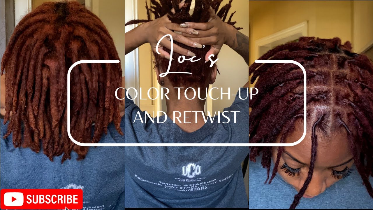 Loc Color Touchup and Retwist