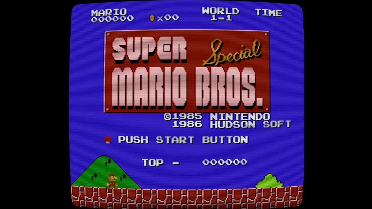 Playing SMB Special 35th Aniversary Thingy