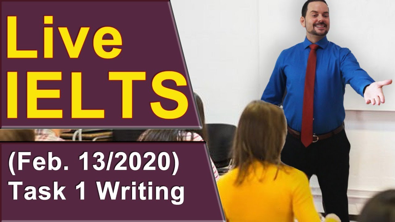 IELTS Live - Task 1 Writing - Bar graph analysis and essay