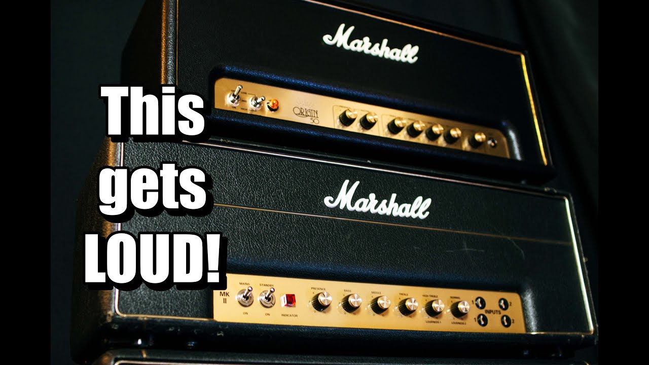Marshall Origin 50h vs 50 watt Marshall Plexi (the1987x)