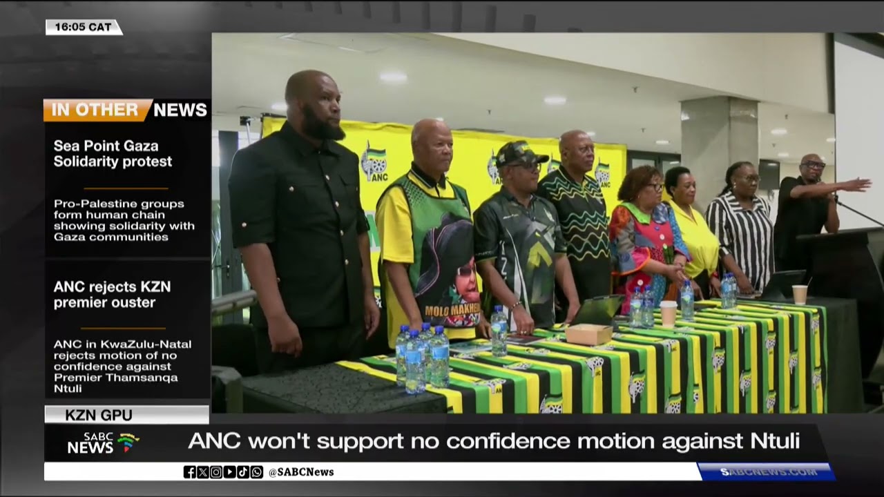 KZN ANC scoffs at motion of no confidence against premier Thamsanqa Ntuli