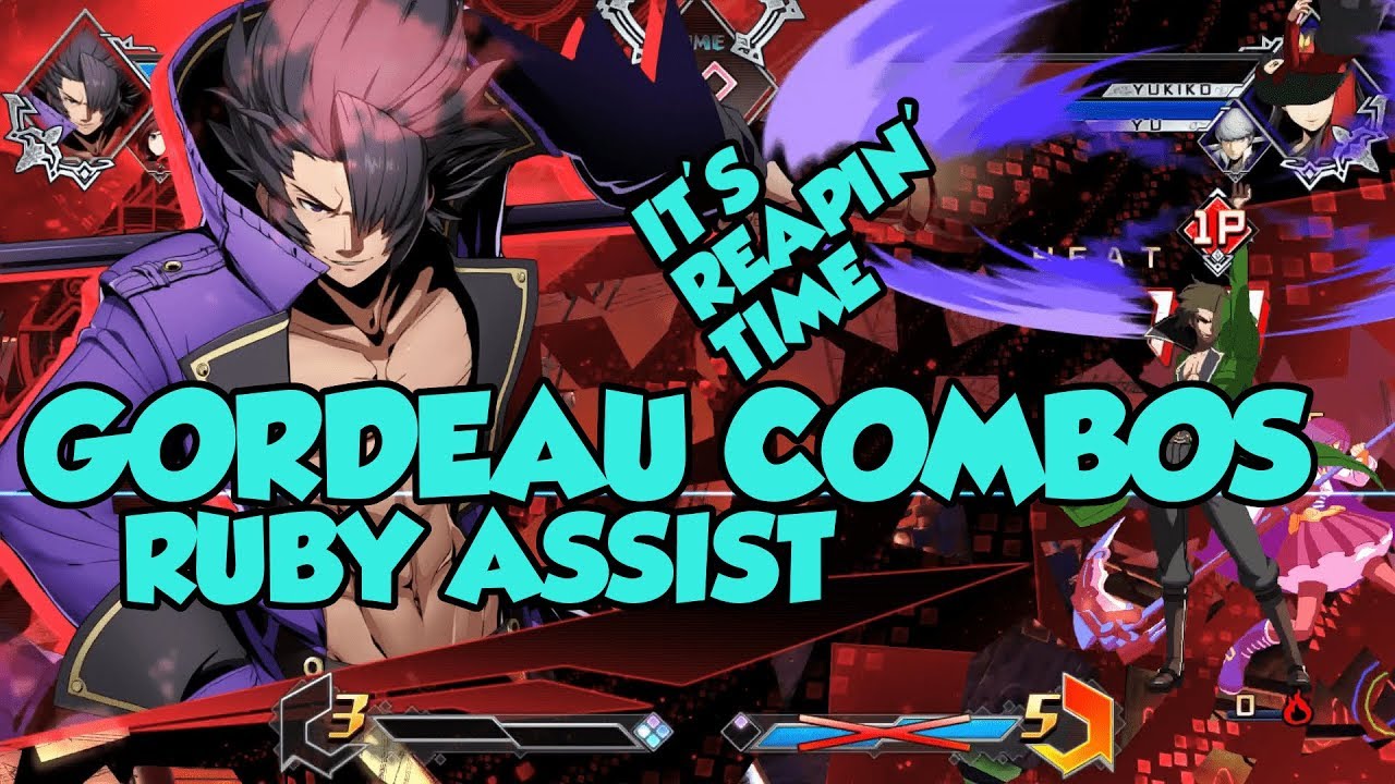 BBTAG - Gordeau - Combos with inputs
