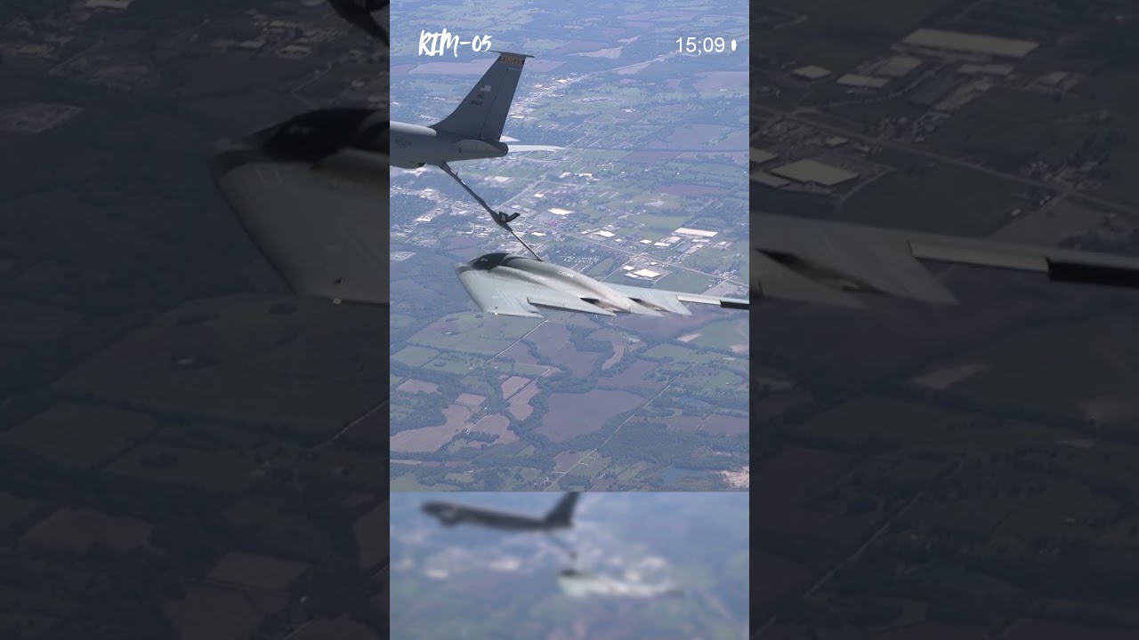 B-2 Stealth Bomber - Mid-Air Refueling Operations