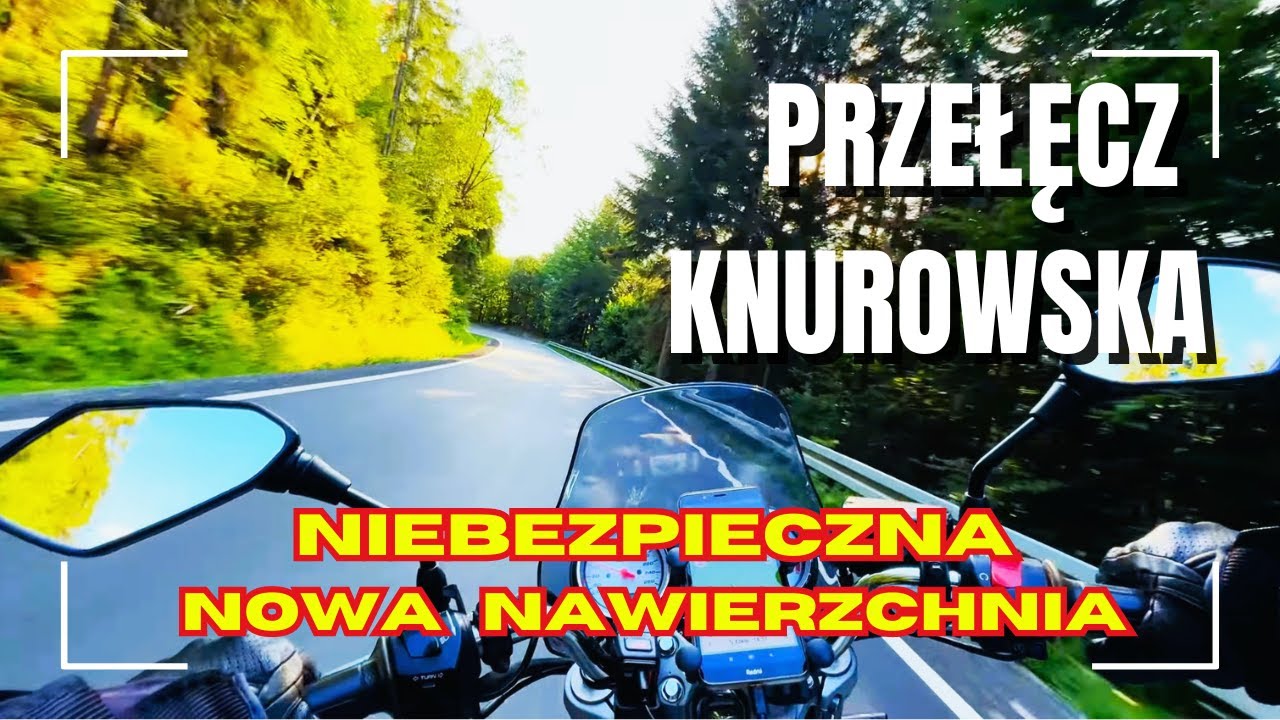 GORCE - zjazd z Przełęczy Knurowskiej | Problemy z nowym Asfaltem | Widok na Tatry