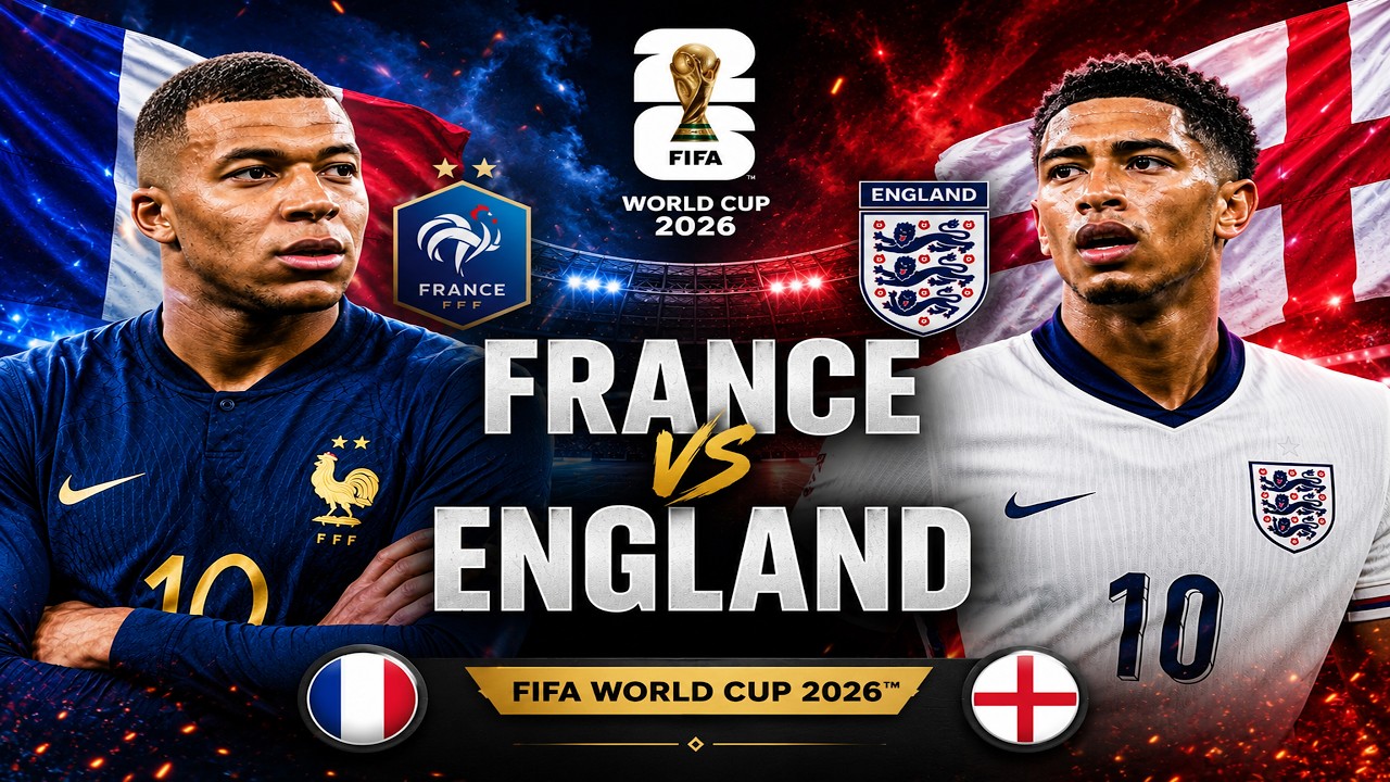 France Vs England LIVE | FIFA World Cup 2026 LIVE | France Vs England LIVESCORE | FIFA WC
