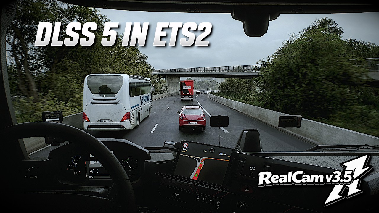 DLSS 5 in Euro Truck Simulator 2? | RealCam 3.5