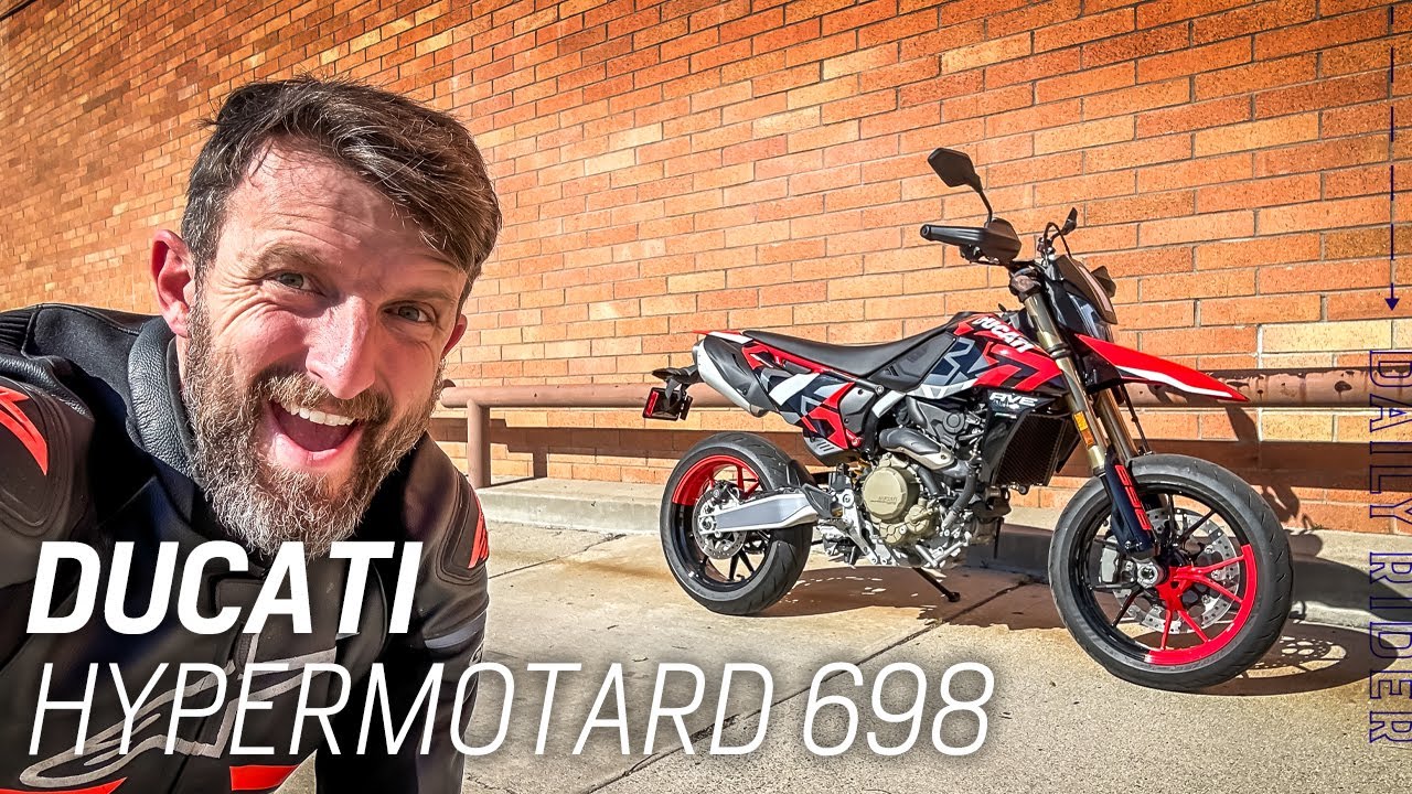Обзор Ducati Hypermotard 698 2024 года | Daily Rider