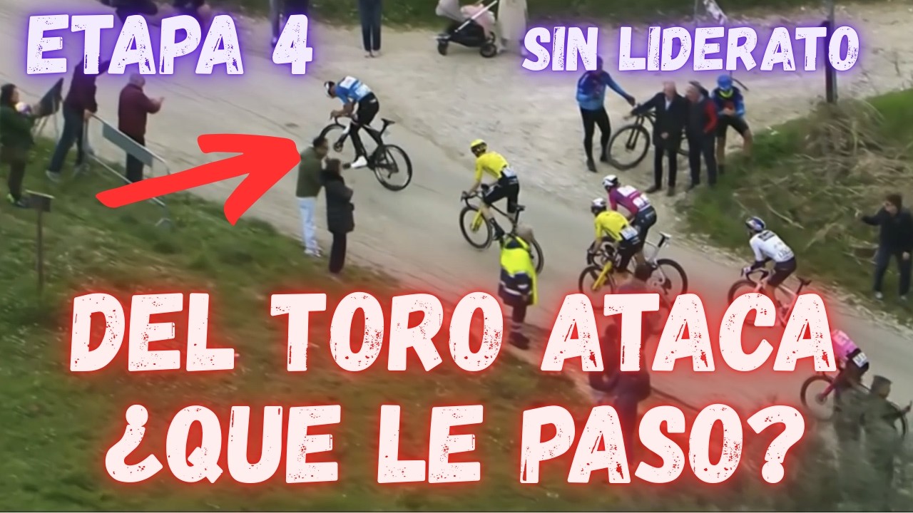 RESUMEN ETAPA 4 TIRRENO ADRIATICO 2026/ISAAC DEL TORO ATACA PERO PIERDE EL LIDERATO
