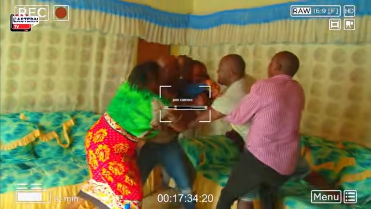 It a as fight and chaos al over during mwangis sanitation  huku kumewaka moto 