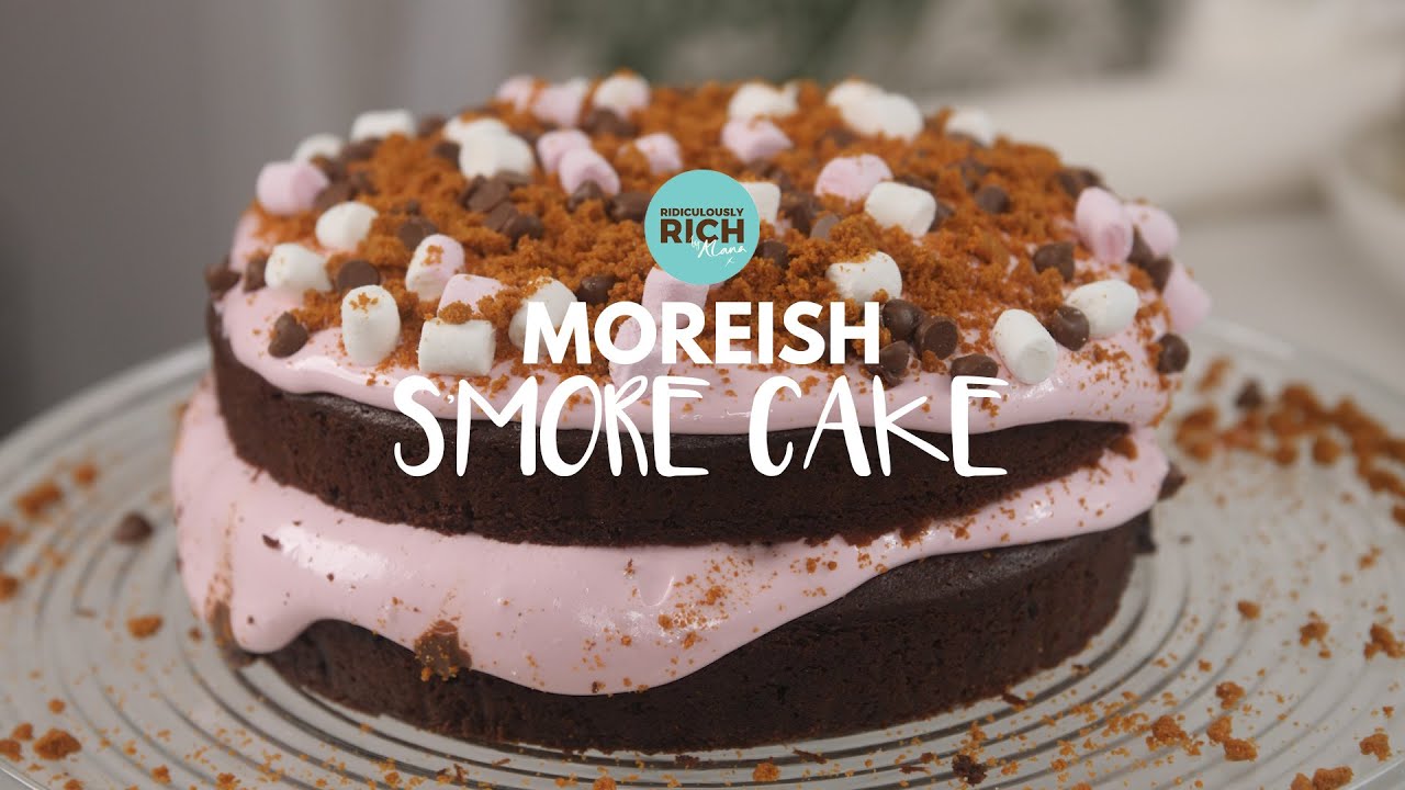 Moreish S'more Cake Recipe | Ridiculously Rich By Alana