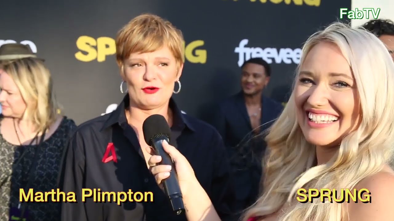 Sprung - Martha Plimpton  - red carpet night!