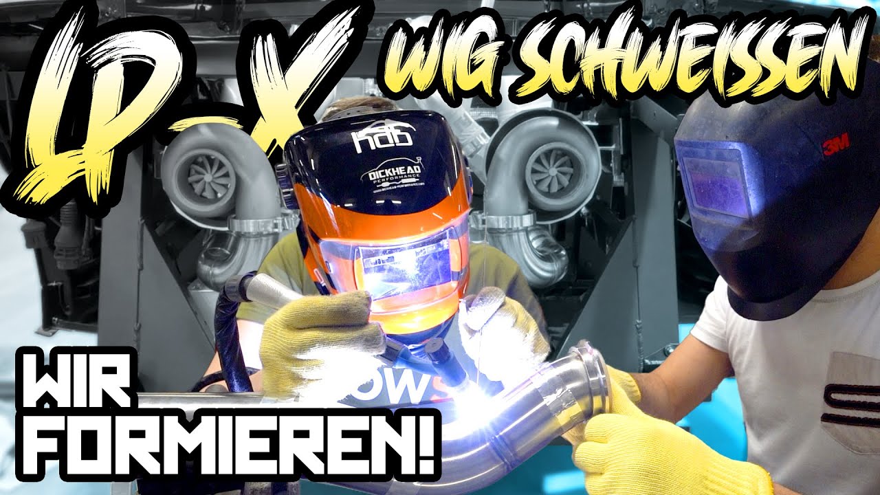 WIG Schwei&szlig;en am V10 TwinTurbo - Es wird formiert! - LP-X Projekt Folge 22 - | Philipp Kaess |