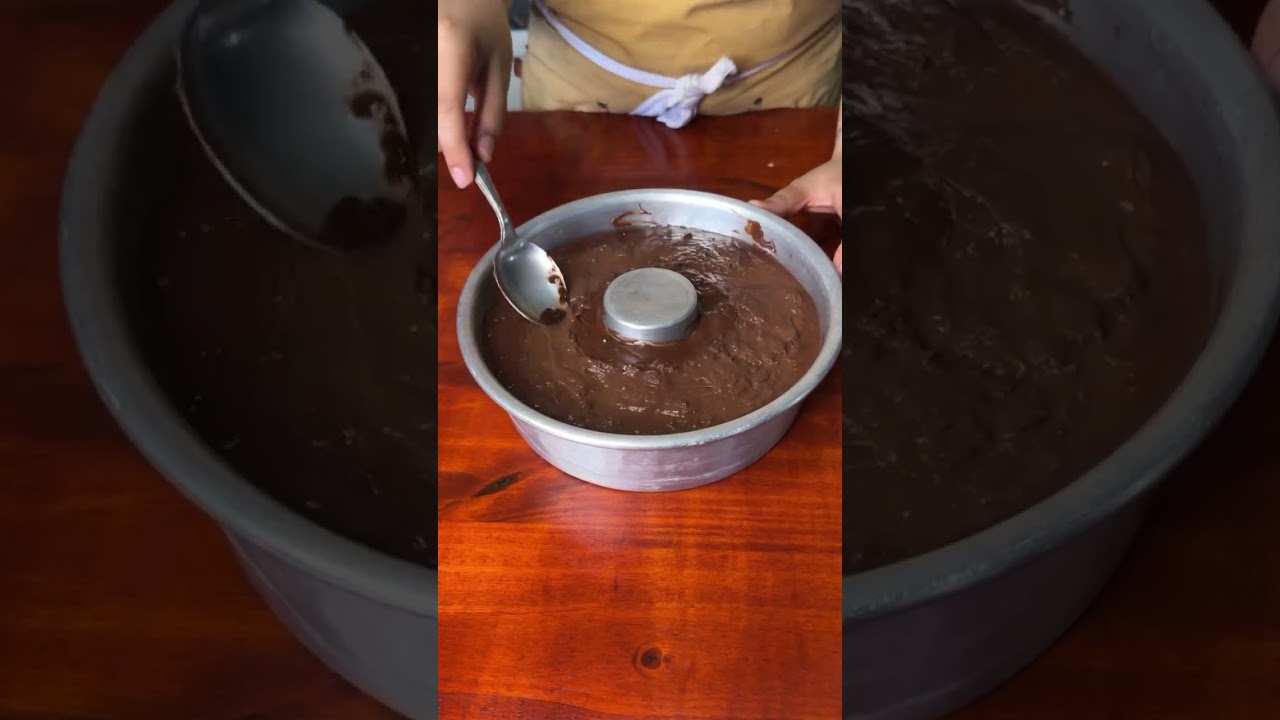 Postre de chocolate con 3 ingredientes 😱 #receta #postre #chocolate