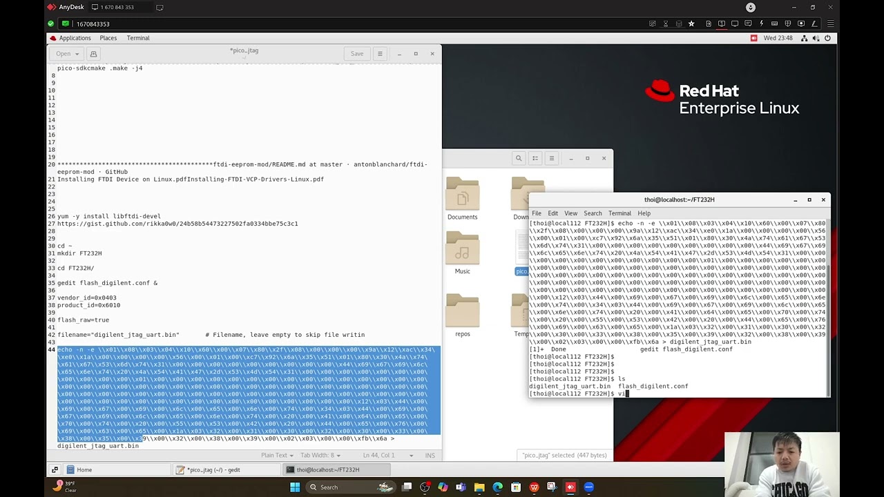 FPGA: Exploring Custom JTAG programmer for AMD Xilinx FPGA Part4 Flashing FT232H EEPROM