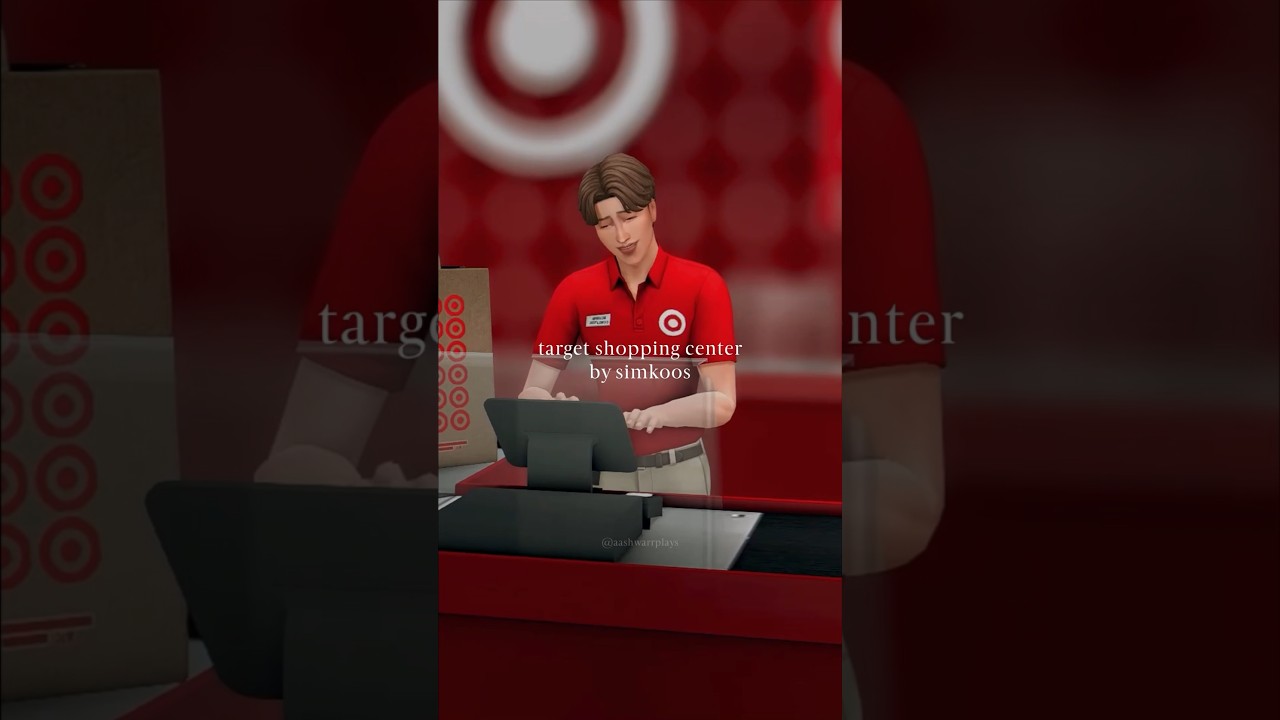 your sims can now go to target! target shopping center by simkoos on patreon. 🎯 — 