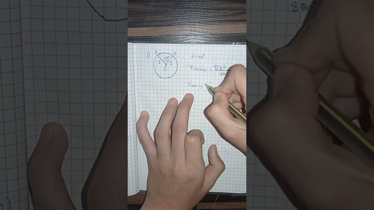 Сегмент және сектор ауданы
