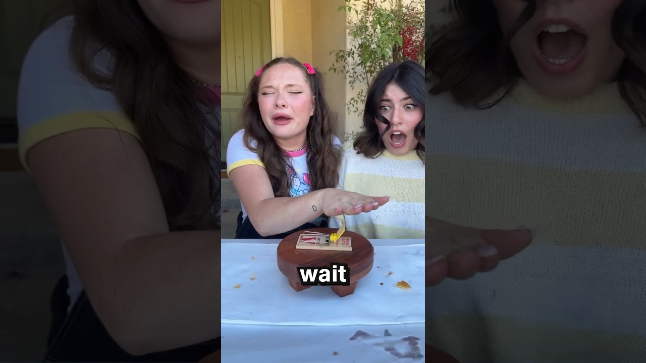 Может ли МЫШЕЛОВКА отрезать тебе ПАЛЕЦ ⁉️ 🐭 🧀 #шорты #youtubeshorts #челлендж