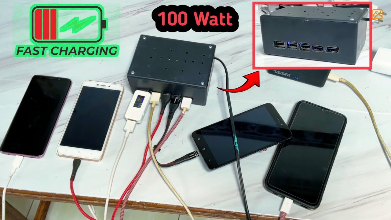 Make Your Own Best Multi-Port Charger That Supports Fast Charging