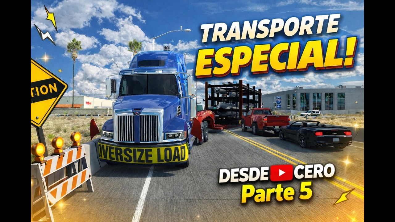ATS 1 58 Desde Cero Parte 5, Transportando un Ves Mas Mercancias De Alto Valor Por Arizon Casi Sale
