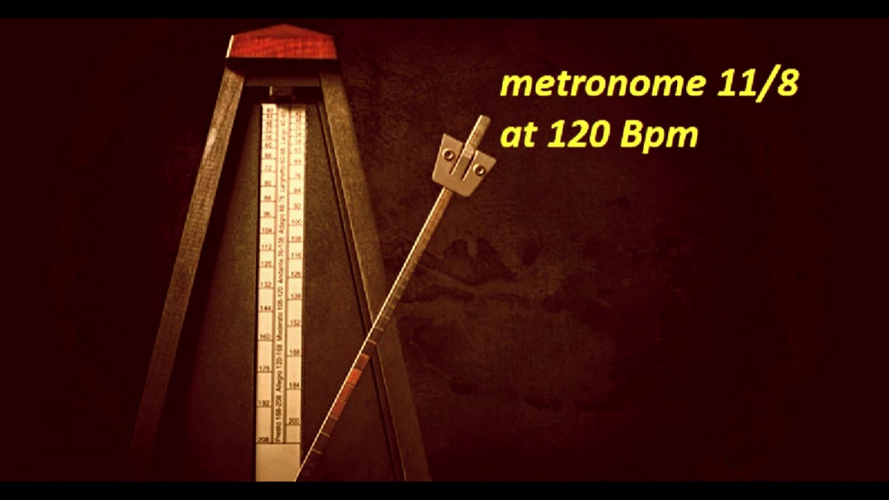 metronome 11/8 at 120 Bpm