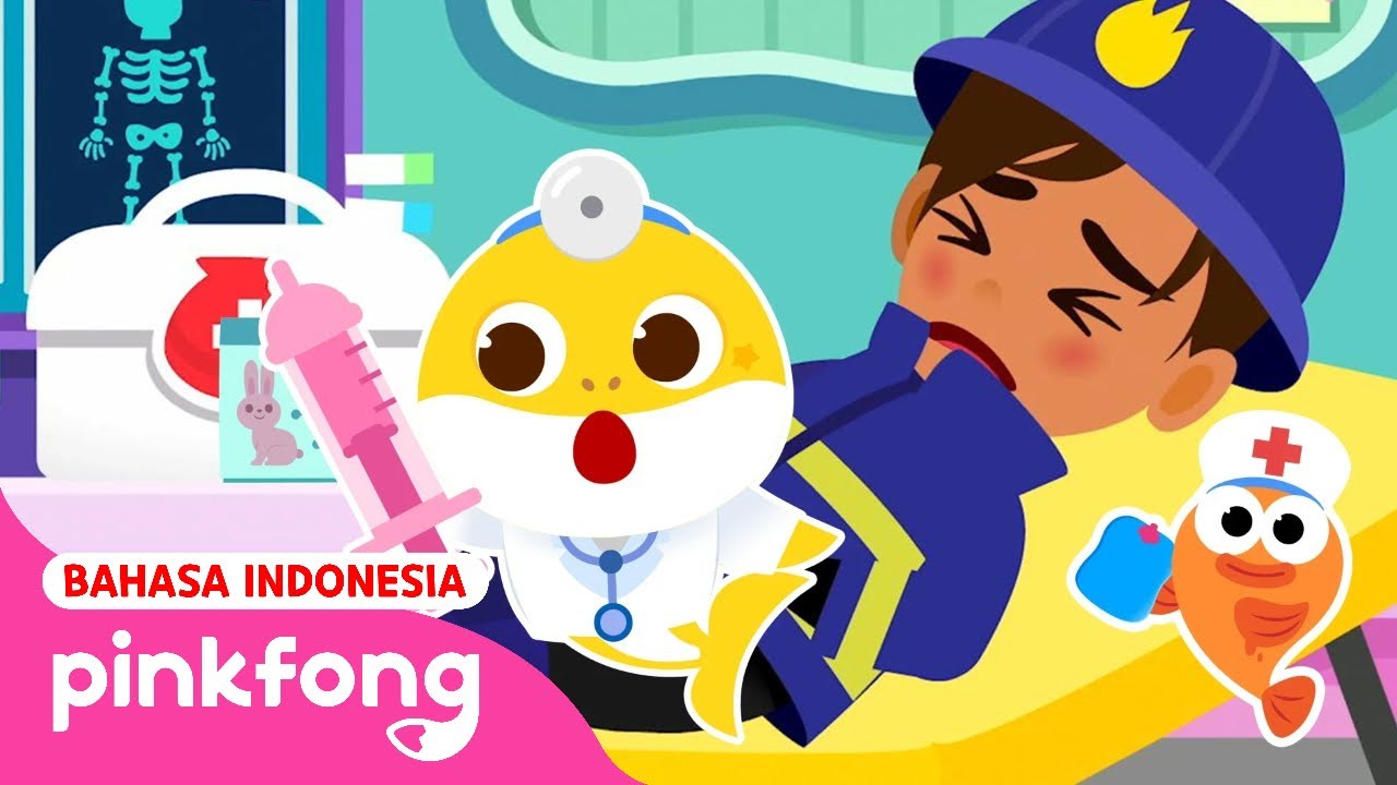 [Main Rumah Sakit] Petugas Polisi Terluka! | Kumpulan Baby Shark Hospital | Pinkfong Indonesia