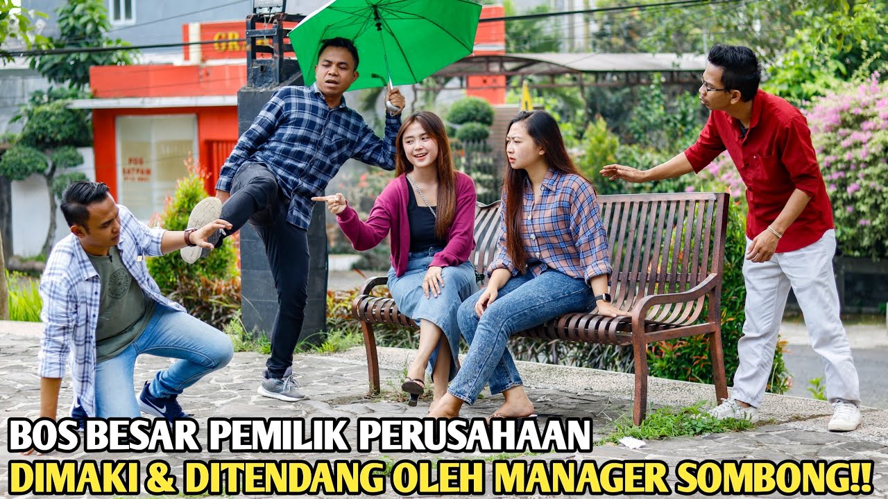 BOS BESAR PEMILIK PERUSAHAAN DIMAKI DAN DITENDANG DIDEPAN MANTANNYA OLEH MANAGER ANGKUH SOK BERKUASA